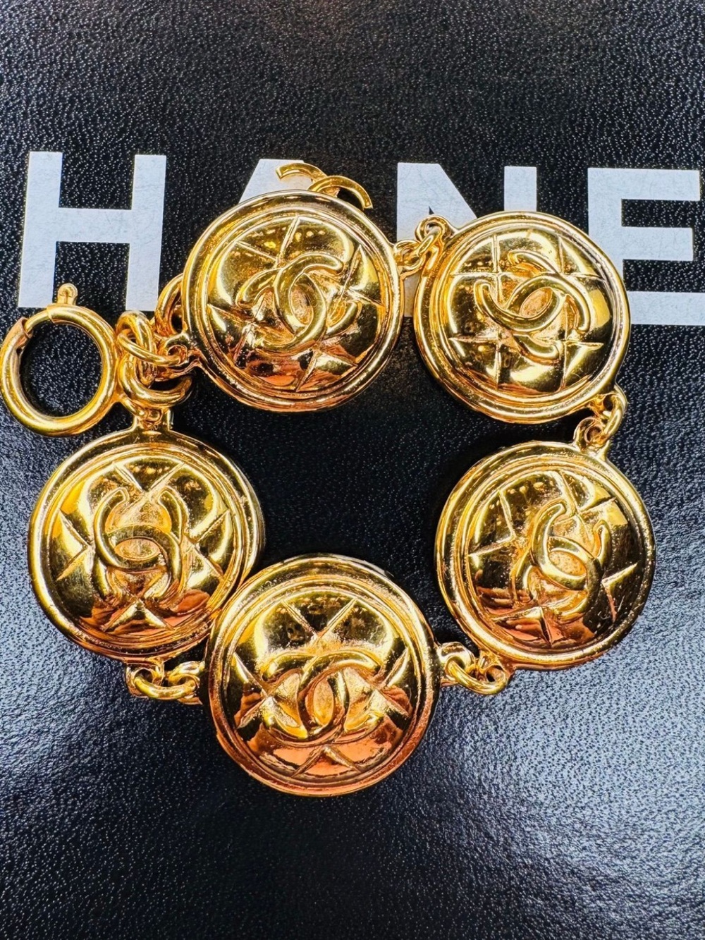 Chanel Vintage CC Bracelet 90s